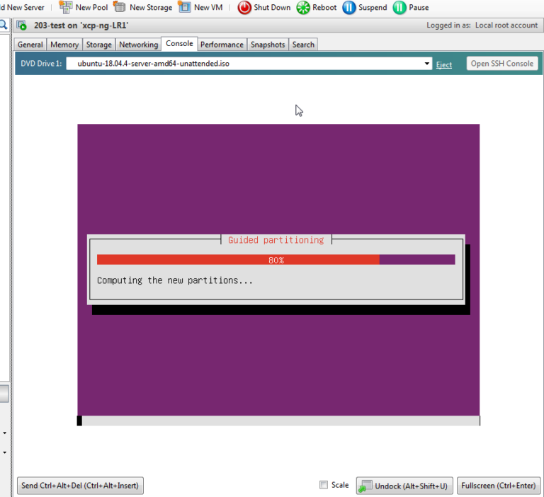xen xcpng how to create a xen VM from shell script